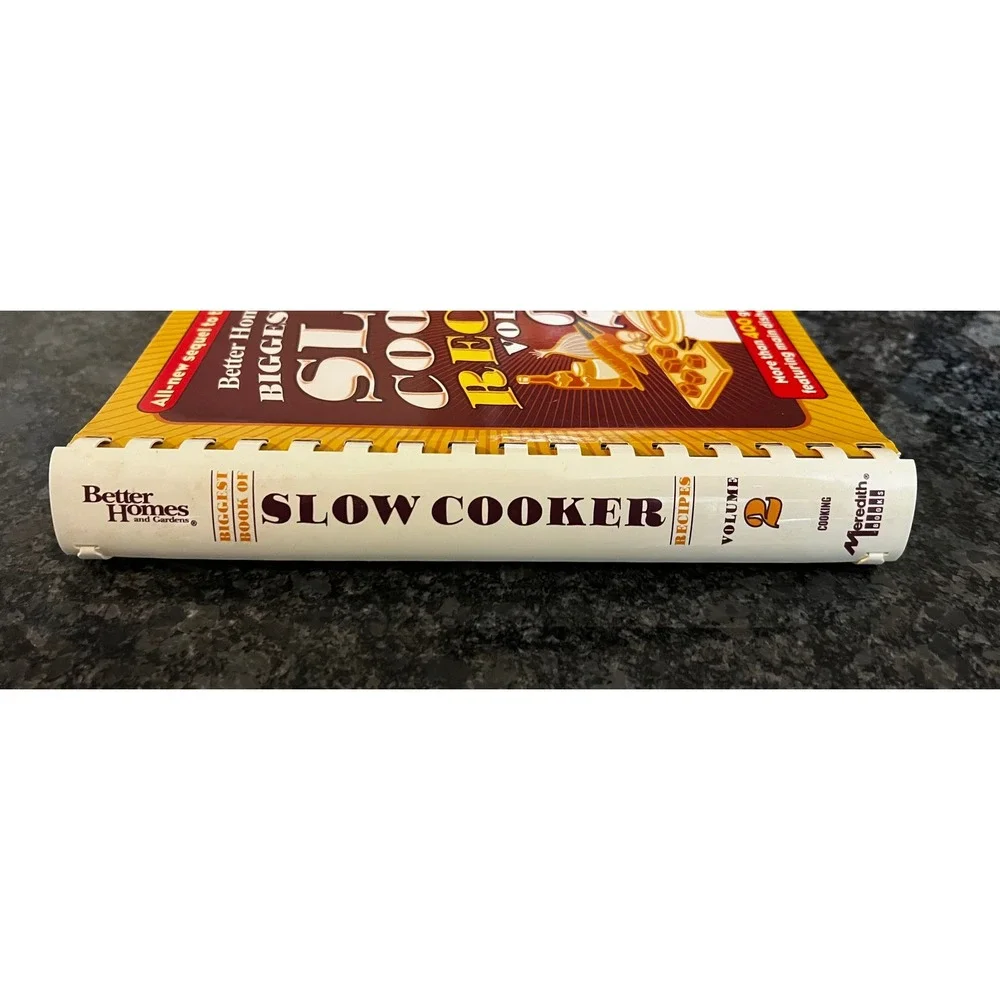 Better Homes and Gardens Slow‎ Cooker Recipes Cookbook Volume 2 Spiral 2006